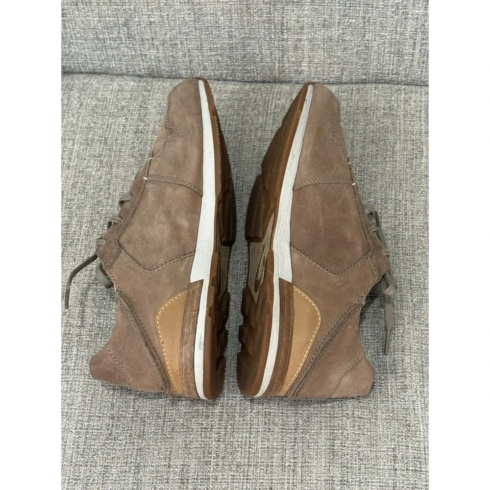 Olukai Men's Leather Sneakers Brown Sz 9